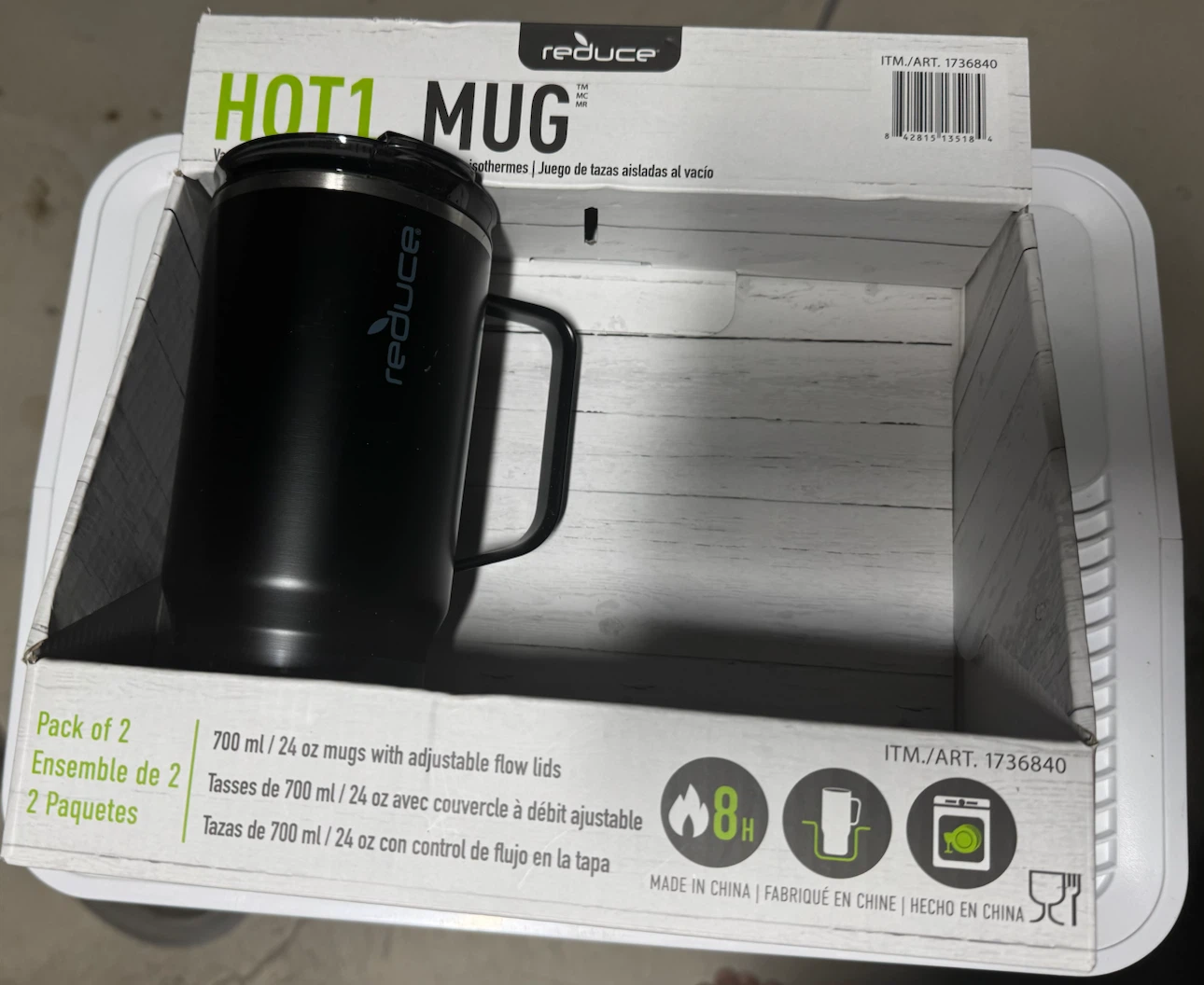 Reduce HOT1 Mugs - Set of 2