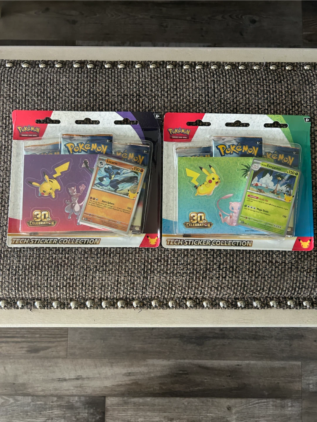 2 Pokemon 30th Celebration Tech Sticker Collections