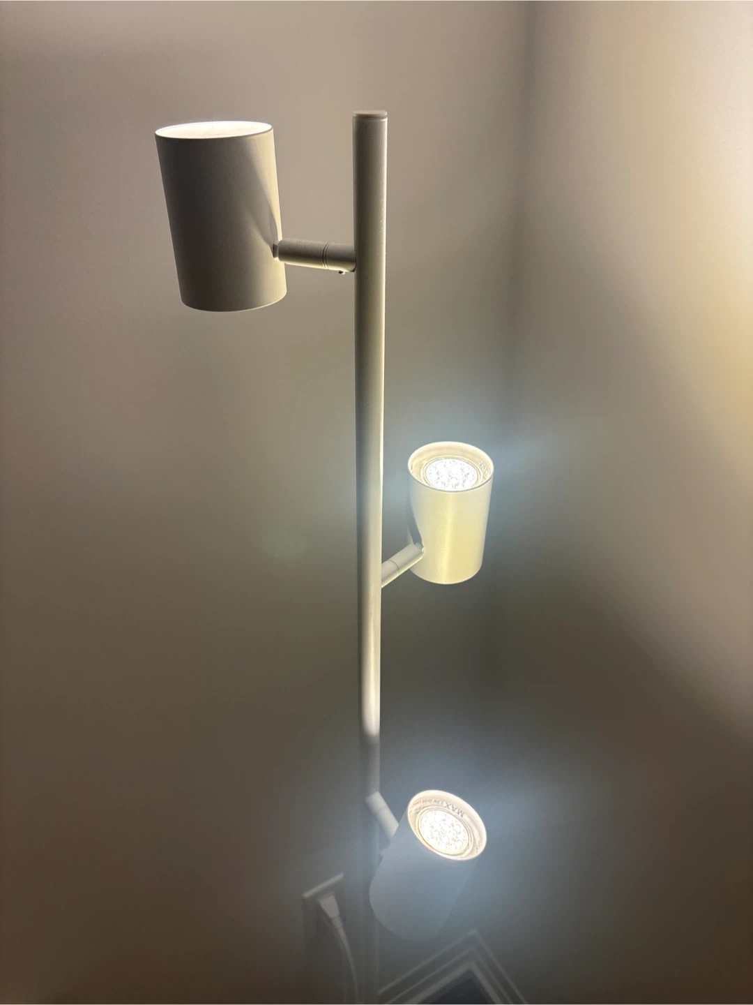 IKEA White Three-Light Floor Lamp - photo 3
