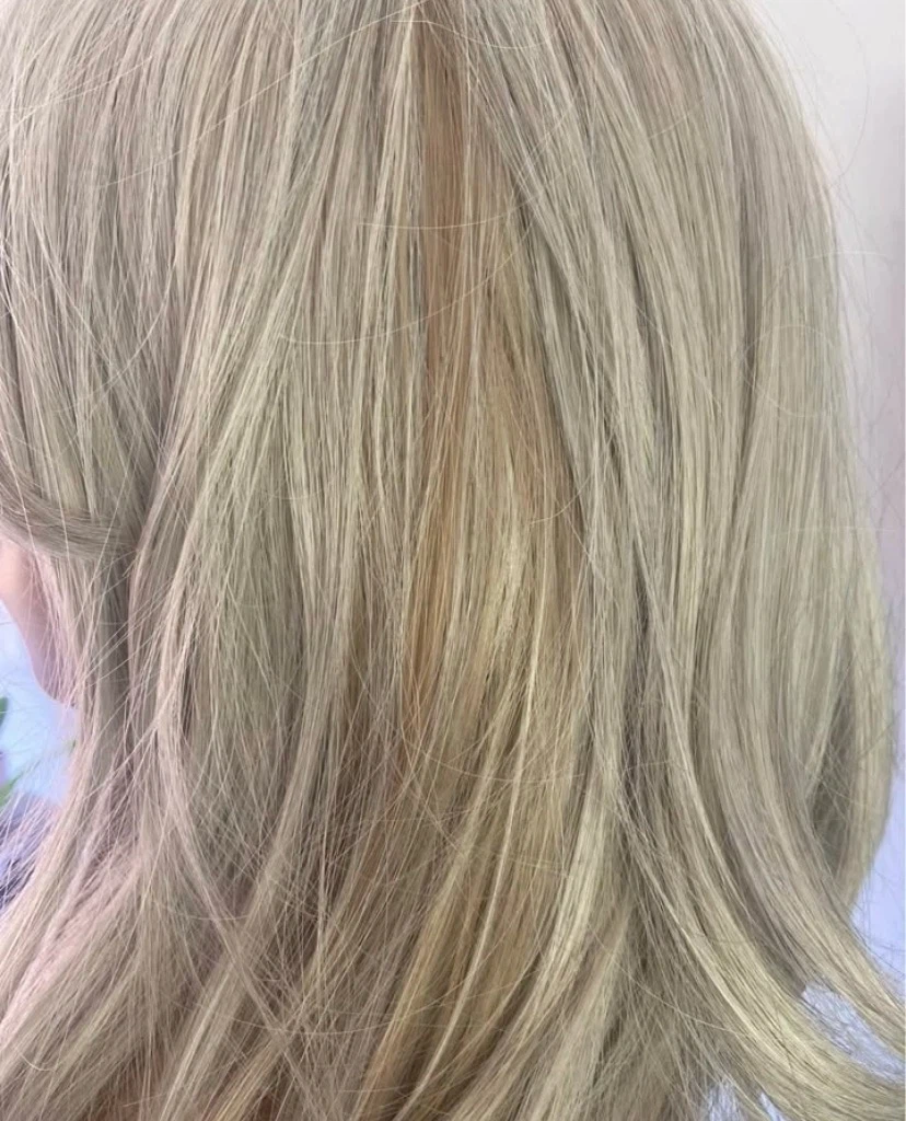 🏈 NWT Long Wavy Layered Ash Blonde Synthetic Wig w/ Bangs 2116 - photo 5