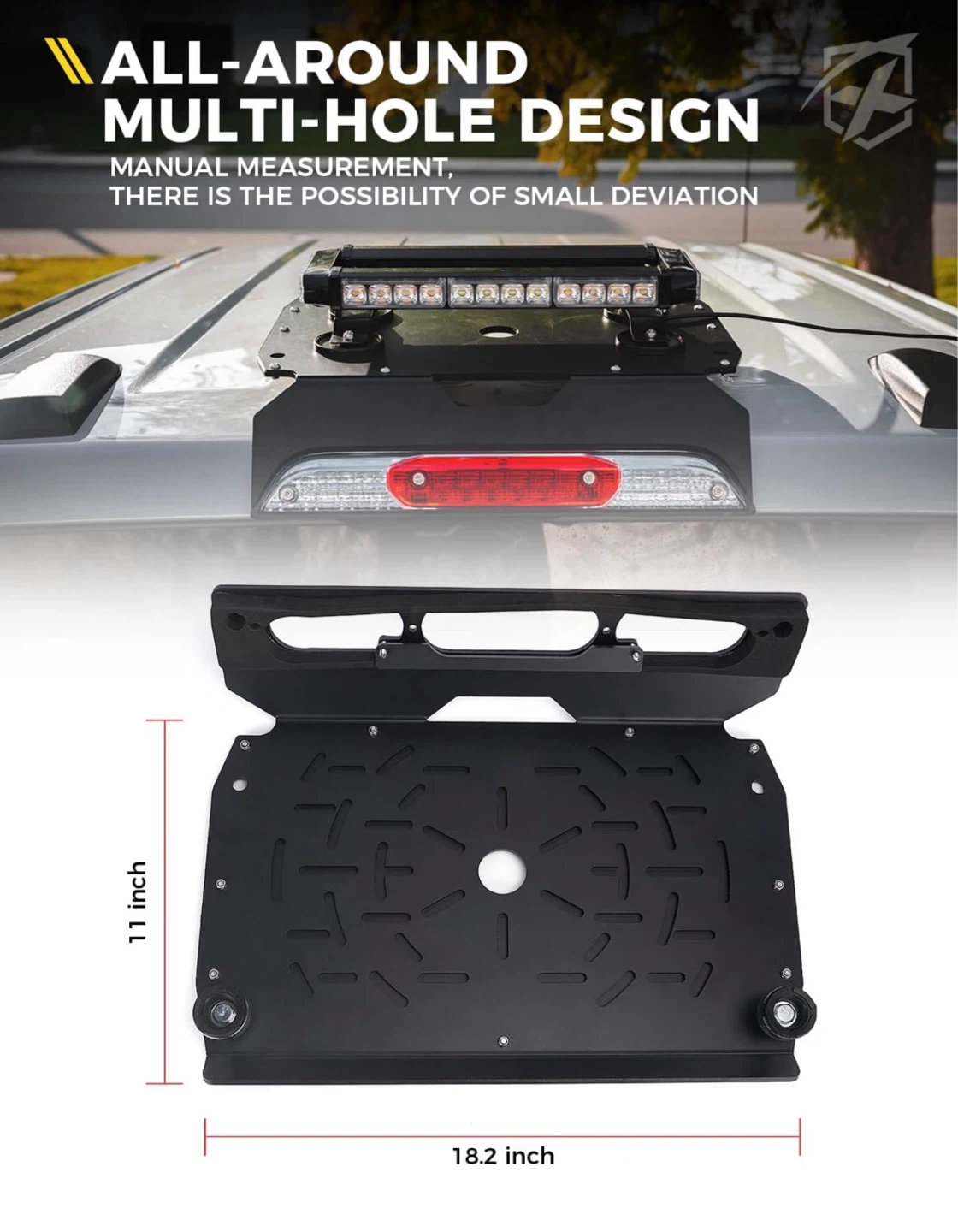 Xprite Drill-Free Light Bar Cab Mount - Ford - BNIB - photo 2