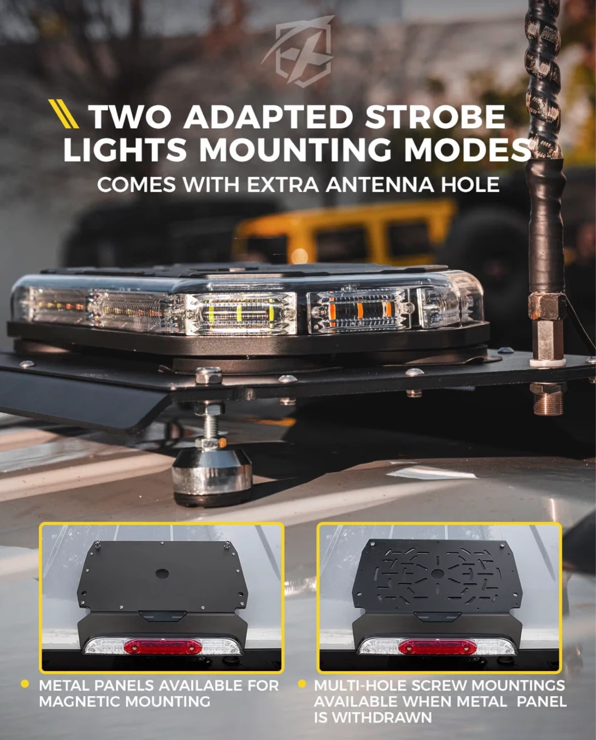 Xprite Drill-Free Light Bar Cab Mount - Ford - BNIB - photo 3