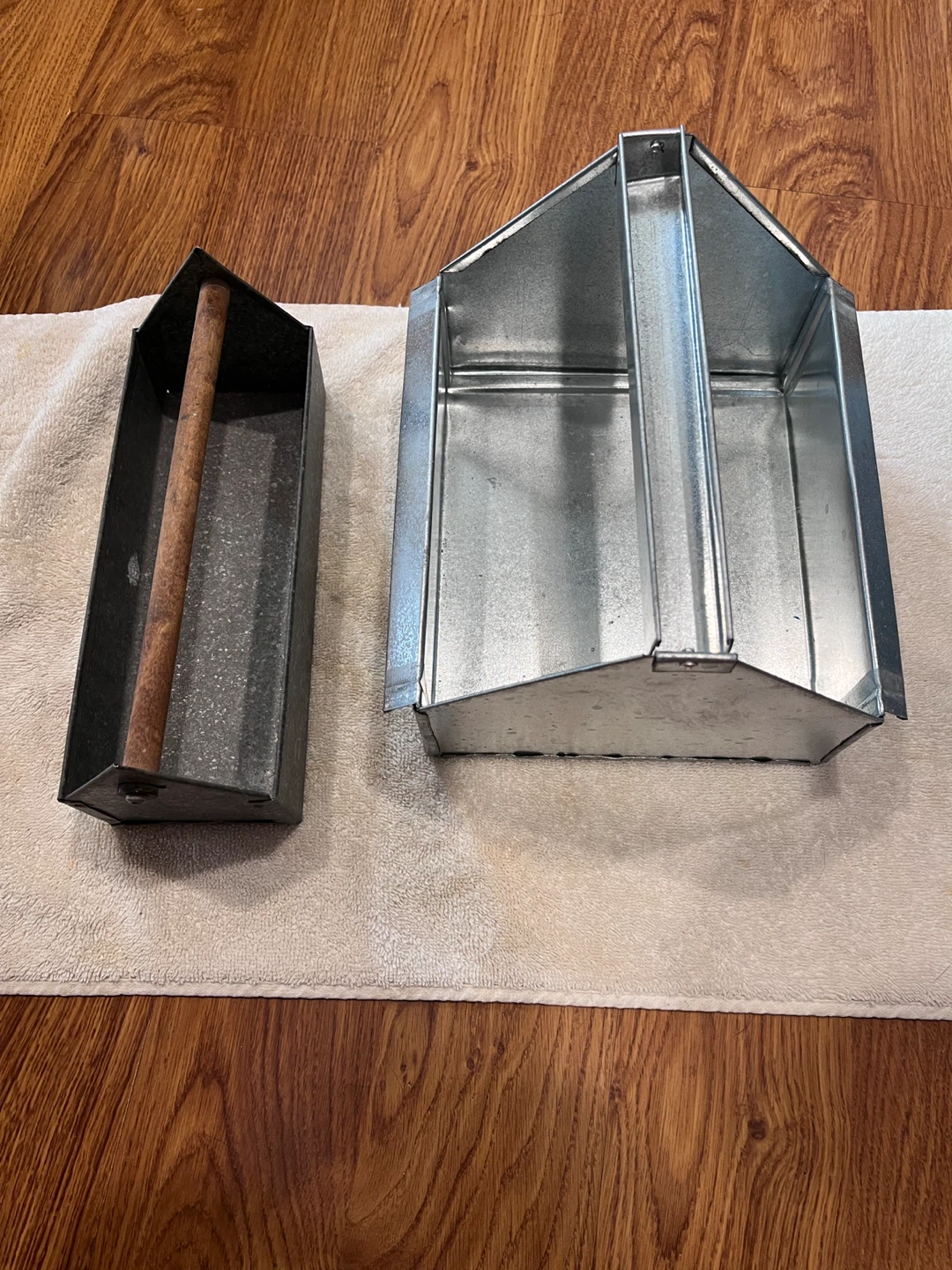 Two Metal Carry-All Caddies