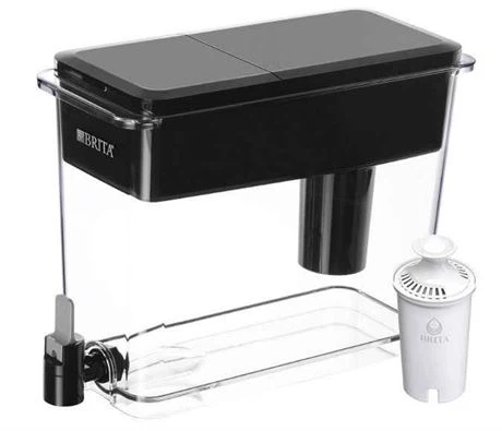 Brita UltraMax 27-cup Water Dispenser with Filter, Black