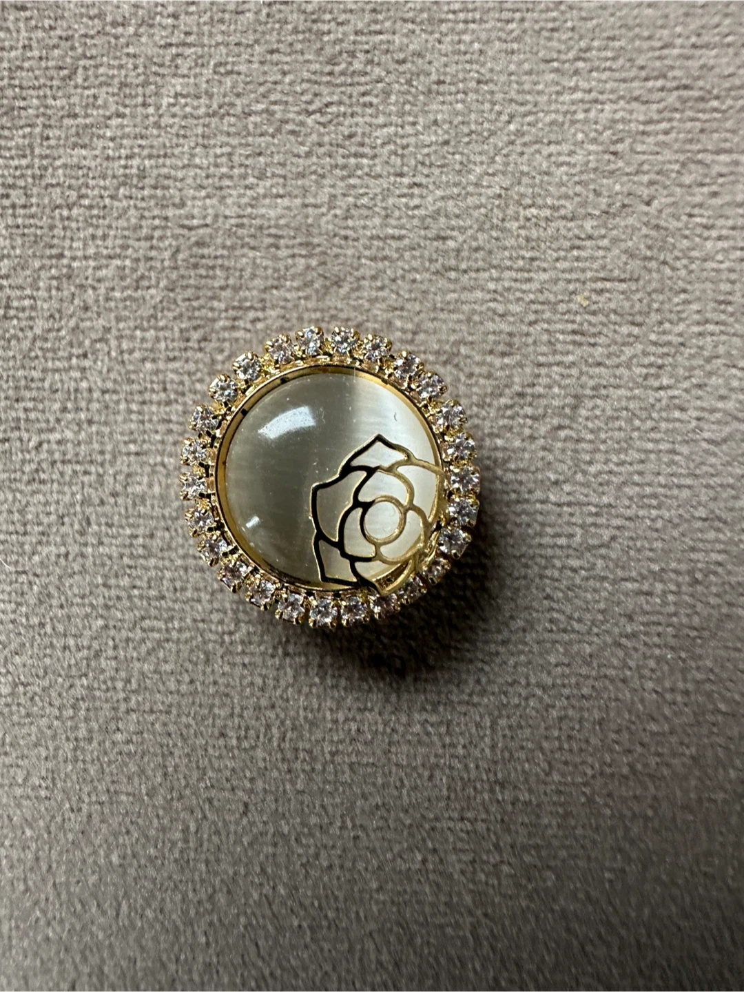 2 Cute Button Size Magnet Brooches - New - $5