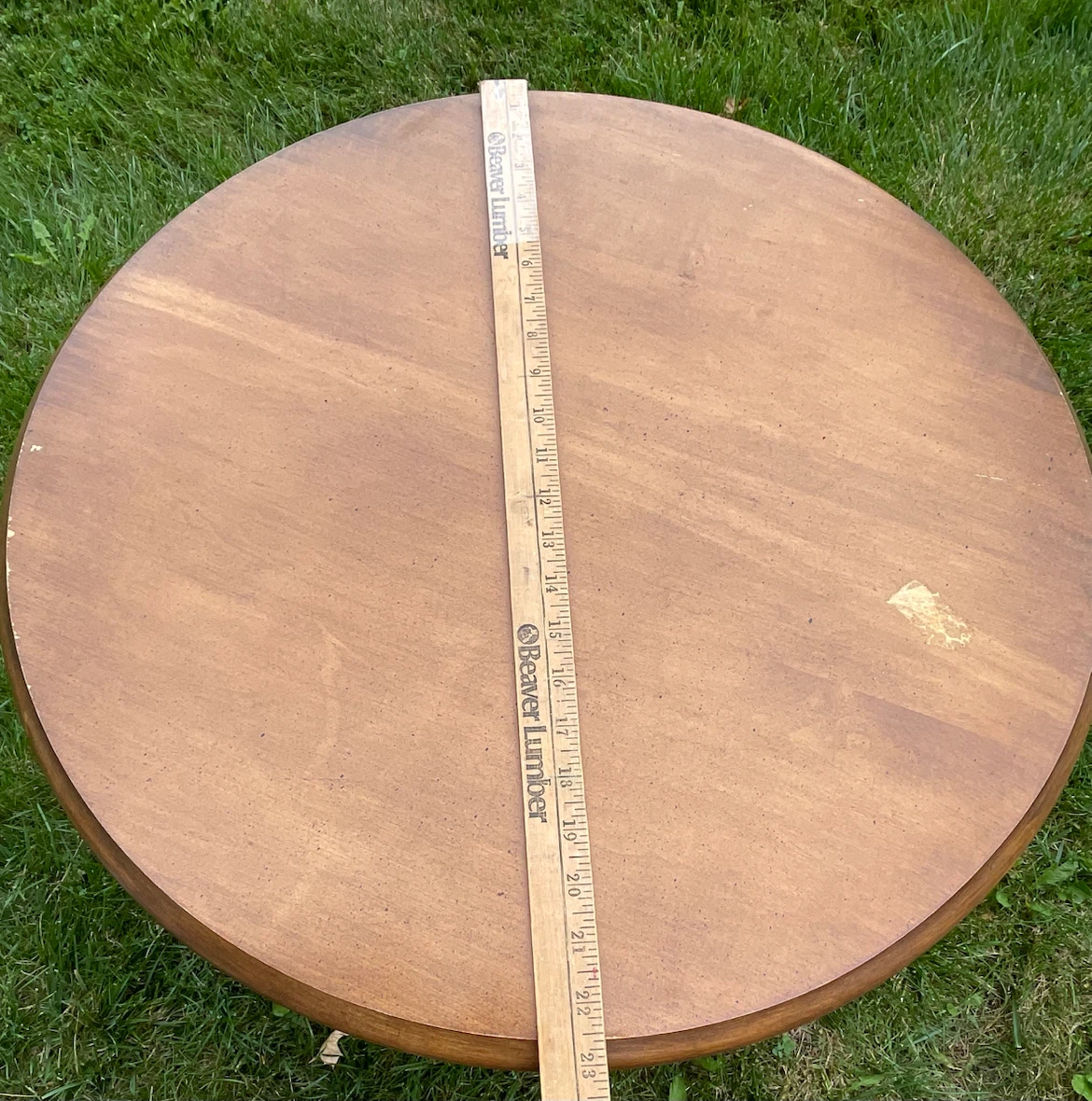 Vintage Two-Tier Wooden Side Table - photo 2