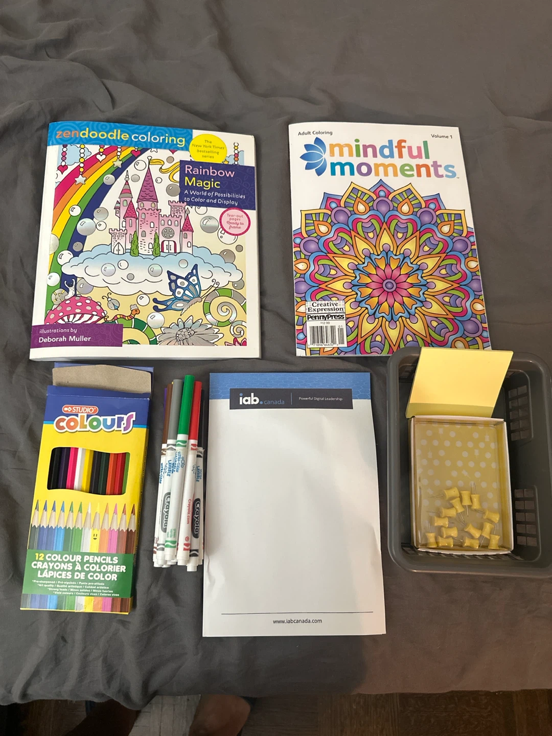 🏈 Adult Coloring Books and Stationery Set
