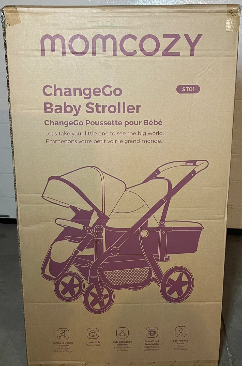 New Momcozy ChangeGo Baby Stroller