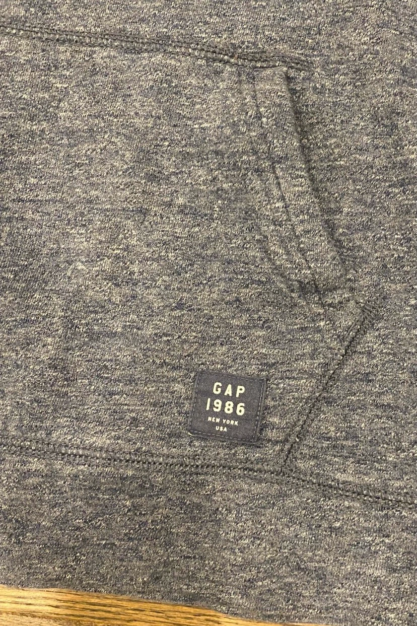 🏈 GAP Kids Short Sleeve Hoodie Size Youth L 10-11 yrs - photo 2