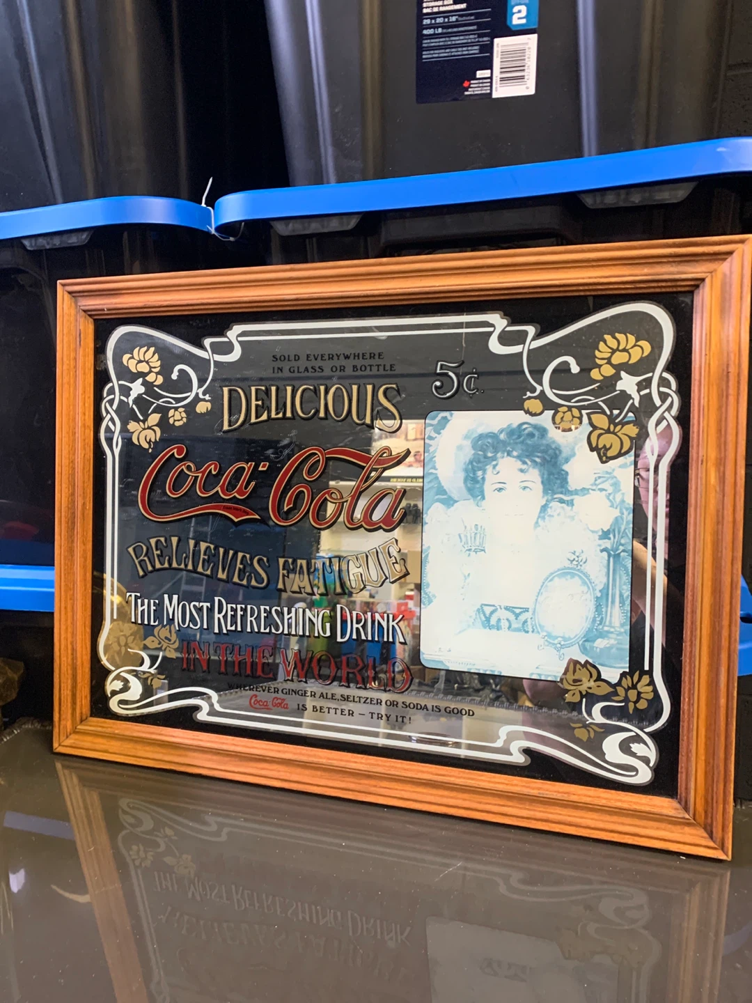 Vintage Coca-Cola Advertising Mirror