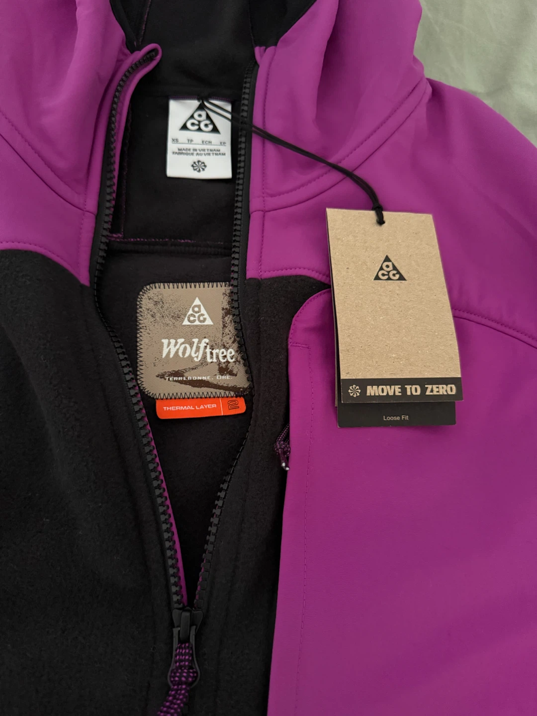 Nike ACG Polartec Jacket Unisex Size XS HJ2458-551 $170 - photo 3
