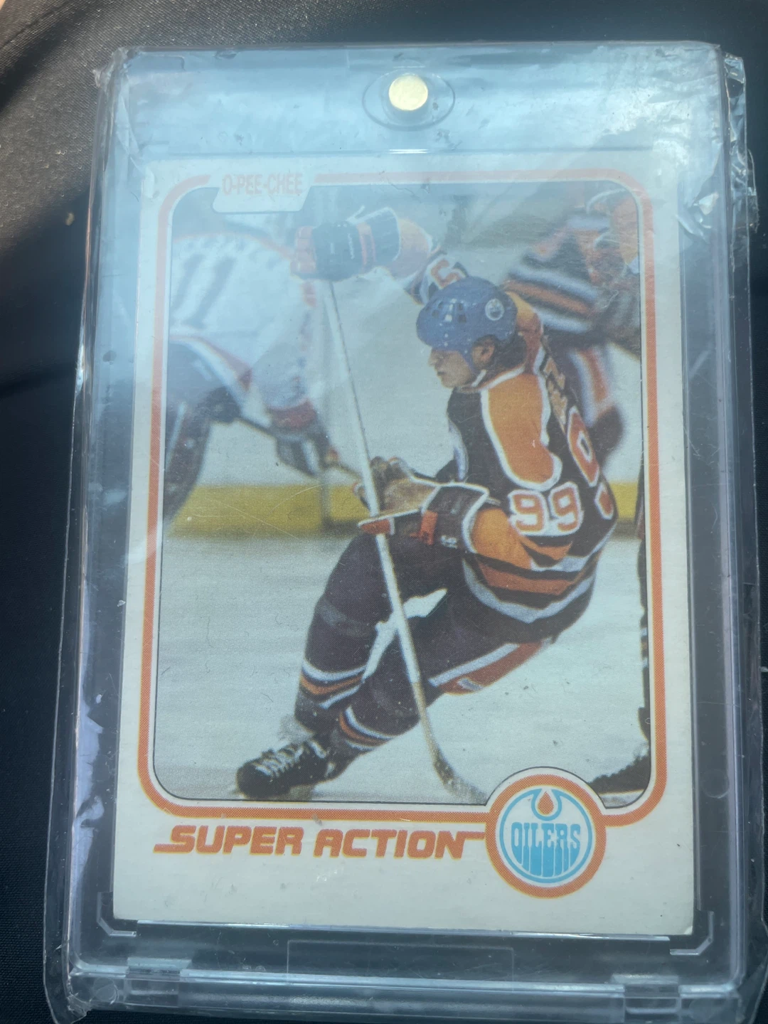O-Pee-Chee Wayne Gretzky Super Action Trading Card