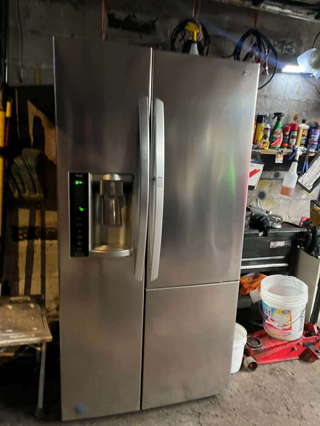 LG ThinQ Side-by-Side Refrigerator