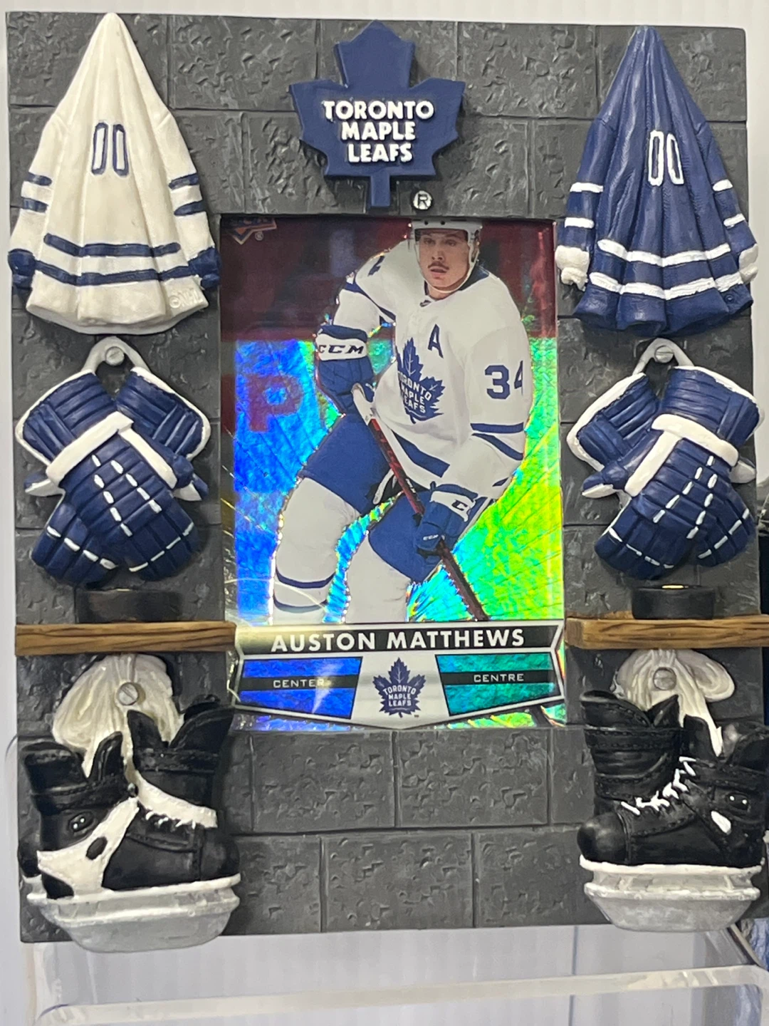 🚨 Leafs Star Card Lot + Vintage 3D Locker Frame (With Box!) - photo 2
