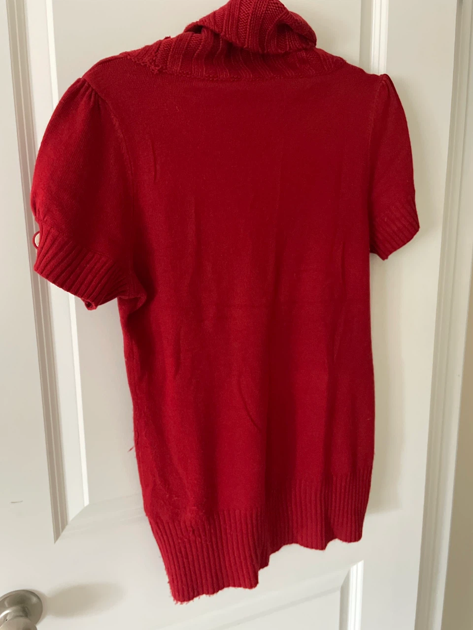 Smart Set Red Cowl Neck Knit Top - photo 3