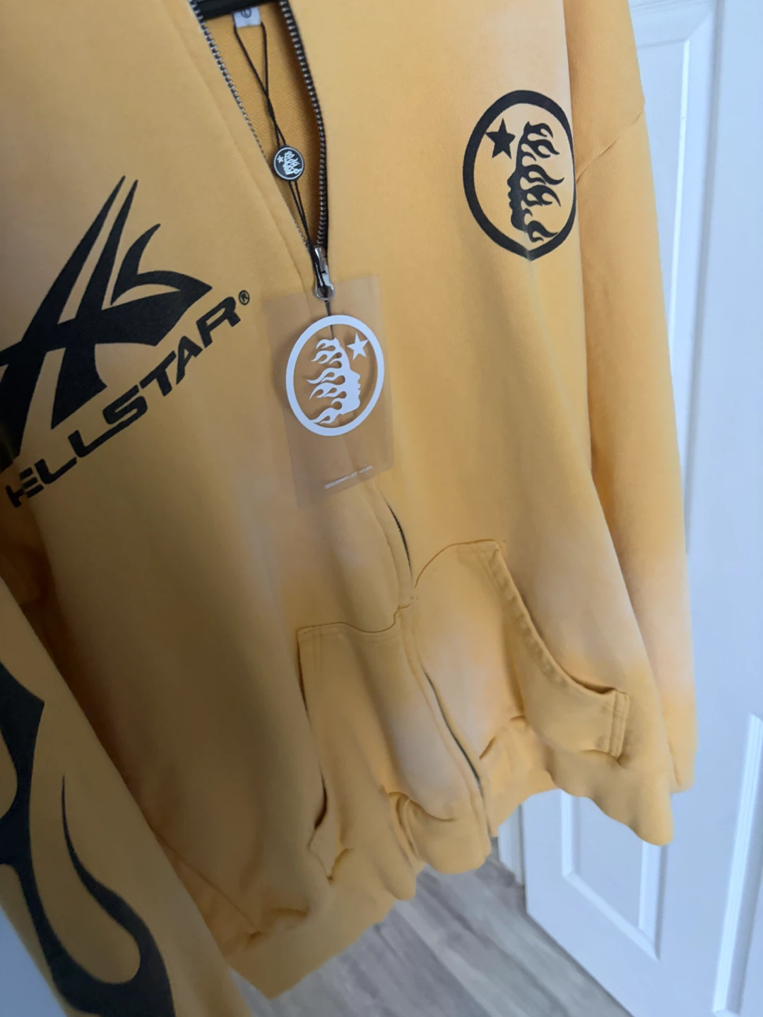 Hellstar yellow zip up