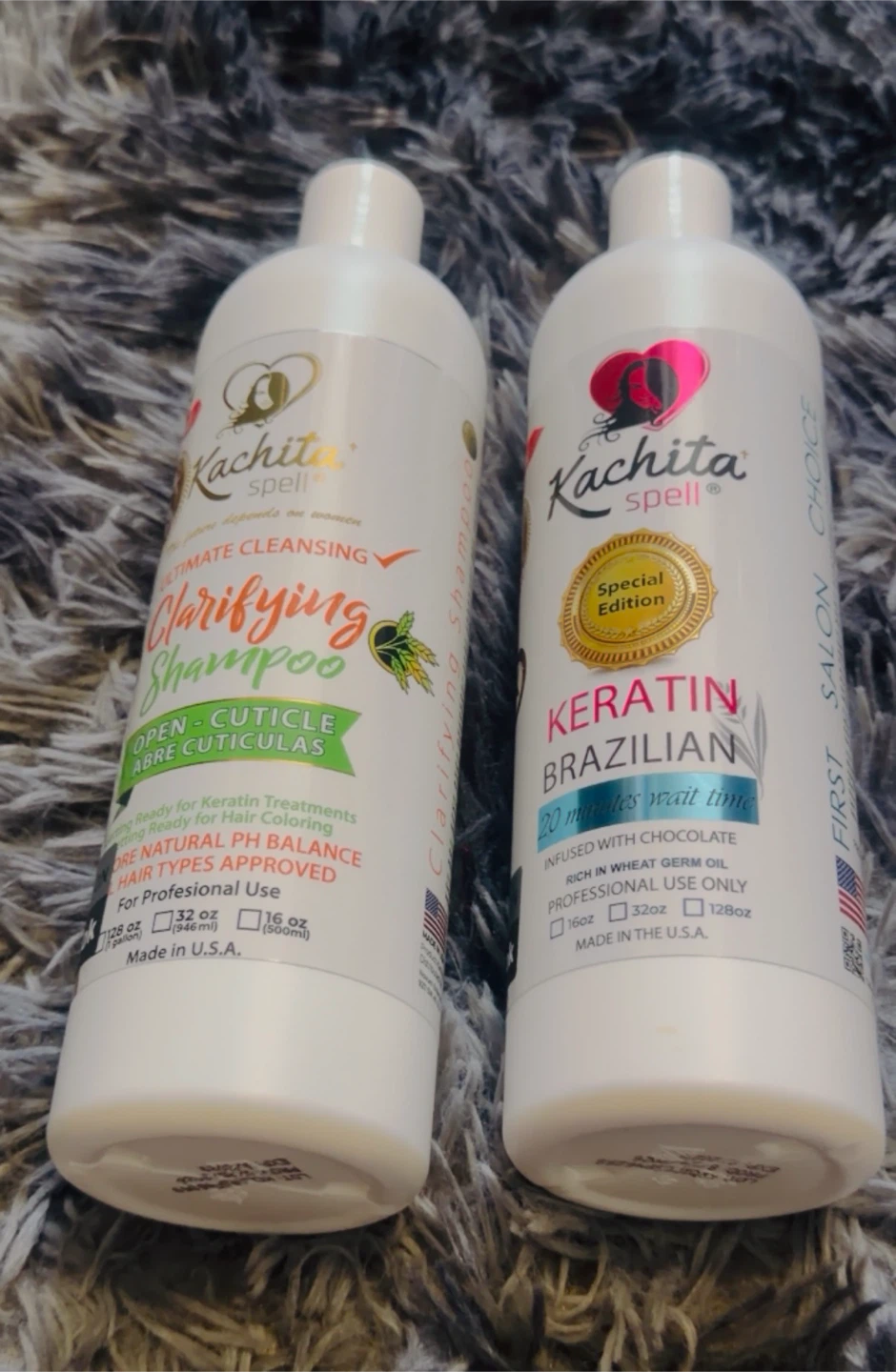 Kachita Spell Clarifying Shampoo and Keratin Treatment