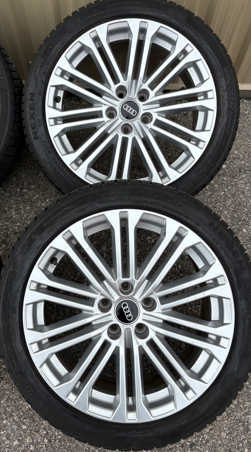 4 x 245/40/18 97V NEXEN WINTER TIRES AND AUDI RIMS $1550 - photo 2