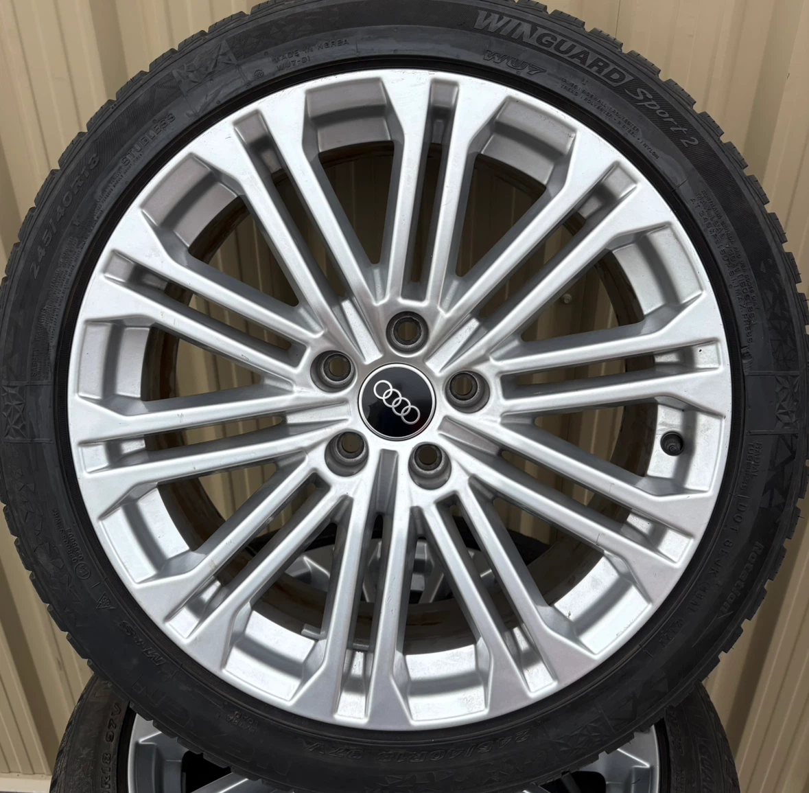 4 x 245/40/18 97V NEXEN WINTER TIRES AND AUDI RIMS $1550 - photo 4