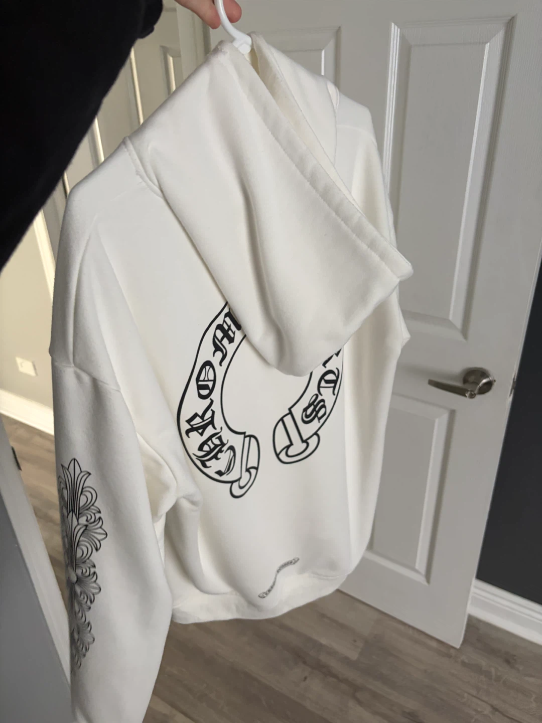 Chrome Hearts White Pullover Hoodie