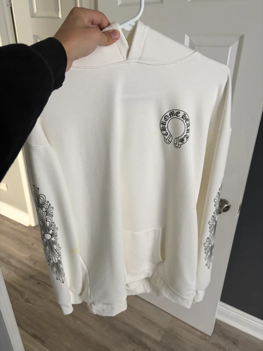 Chrome Hearts White Pullover Hoodie - photo 3
