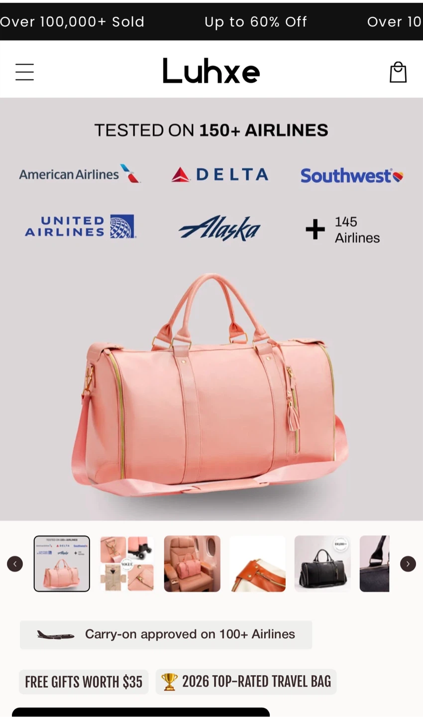 Luhxe Travel Bag 2.0 Classic Model - photo 2