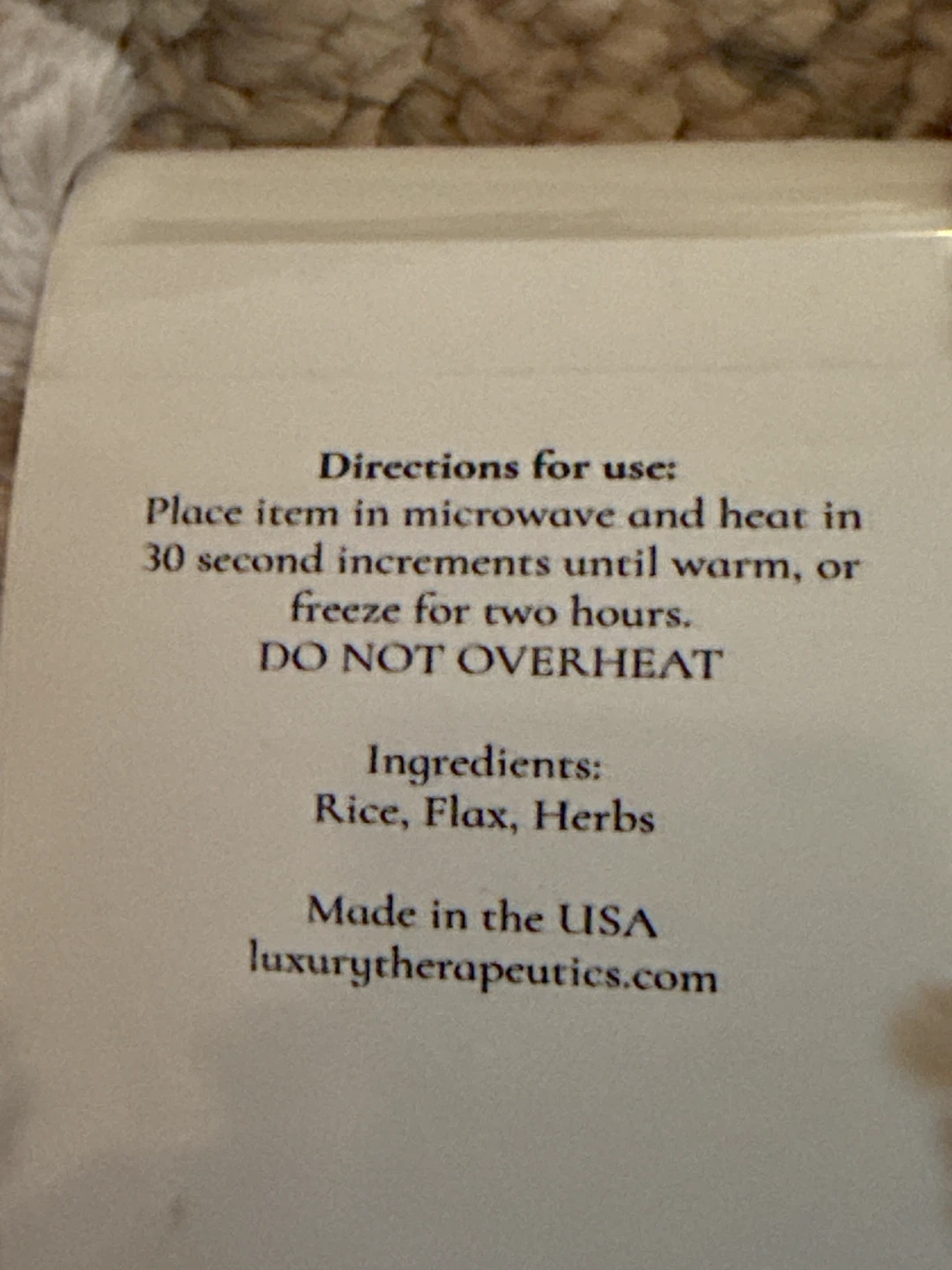 Luxury Therapeutics Soothing Eye Pillow - photo 4