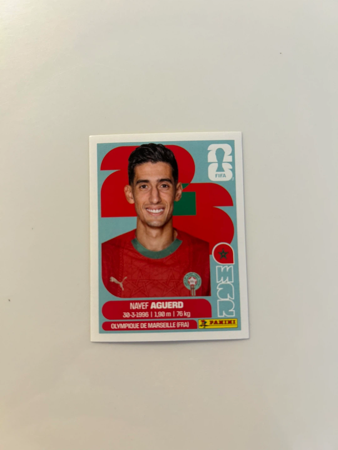 Panini FIFA World Cup 2026 Nayef Aguerd Sticker