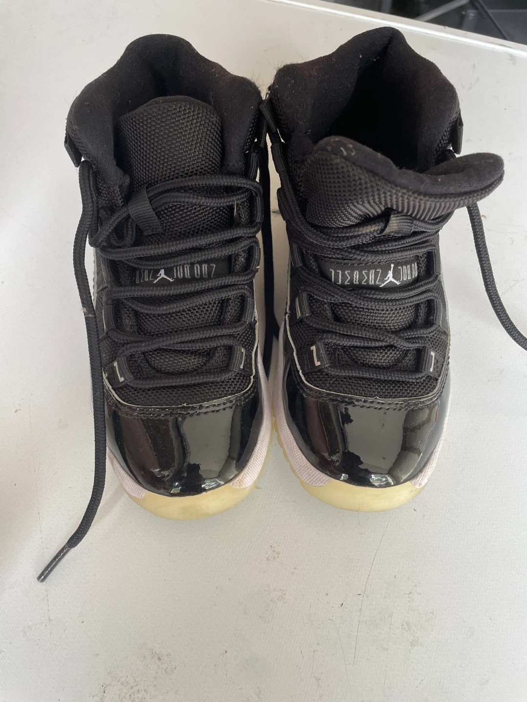 Jordan 11 Retro Black Basketball Shoes - photo 3