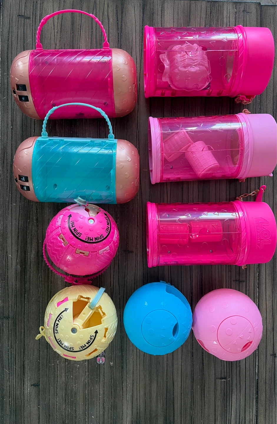 LOL Surprise Toy Capsules and Carrying Cases