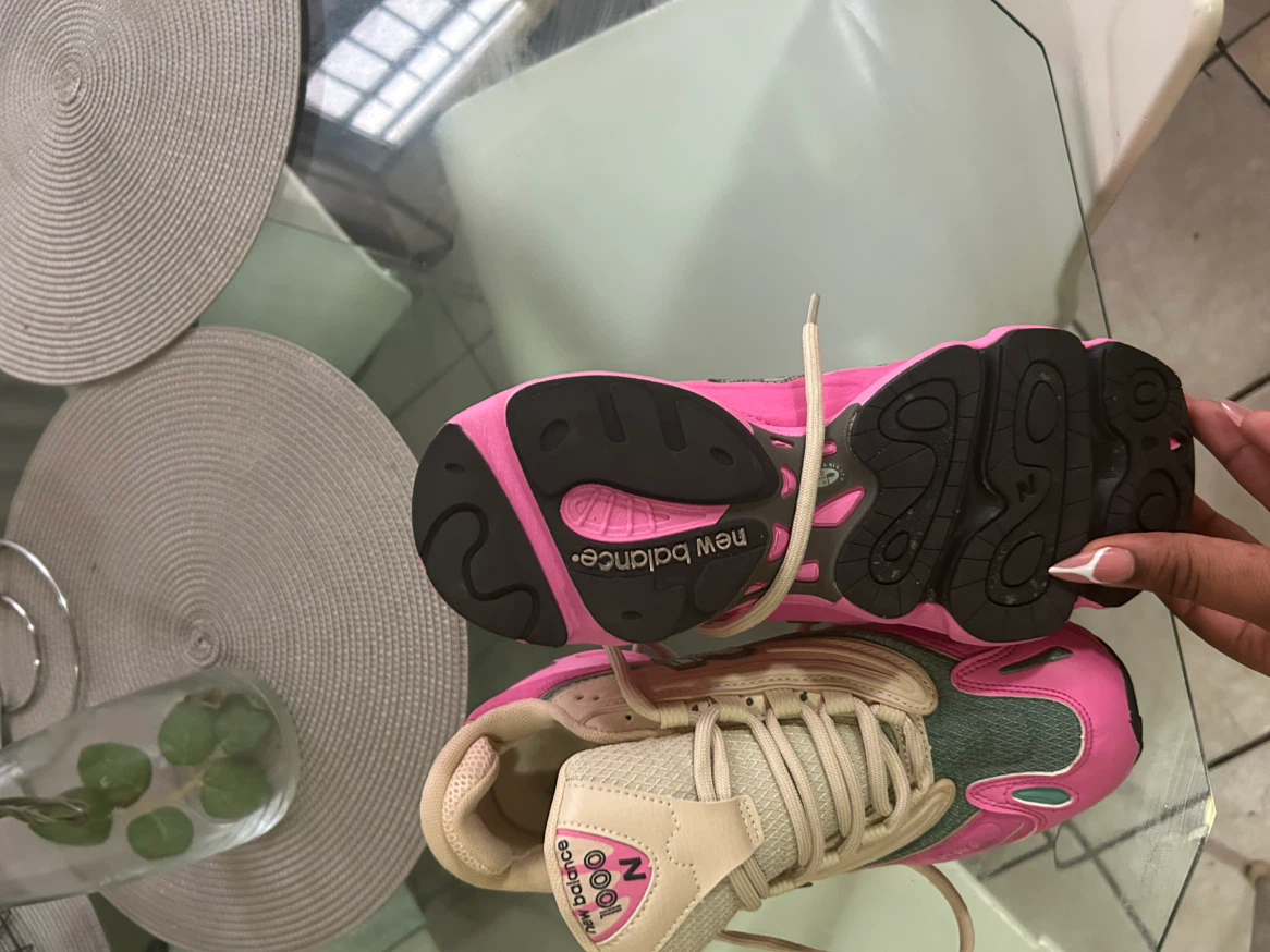 New Balance 1000 Sneakers Pink and Tan - photo 3