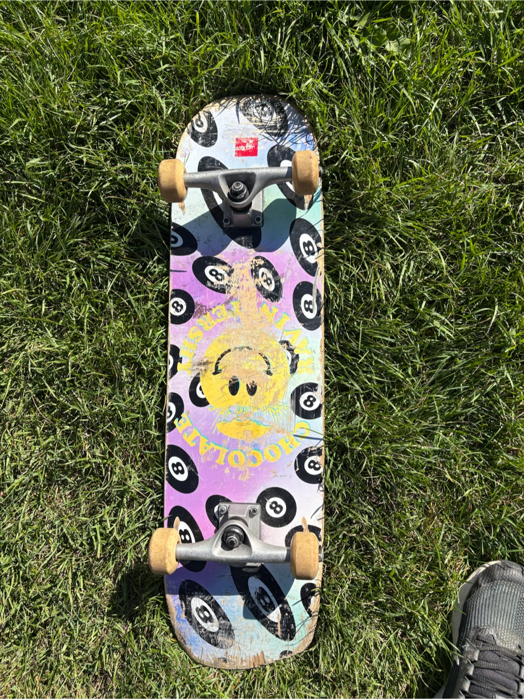 Chocolate Skateboard 8-Ball Design - photo 2