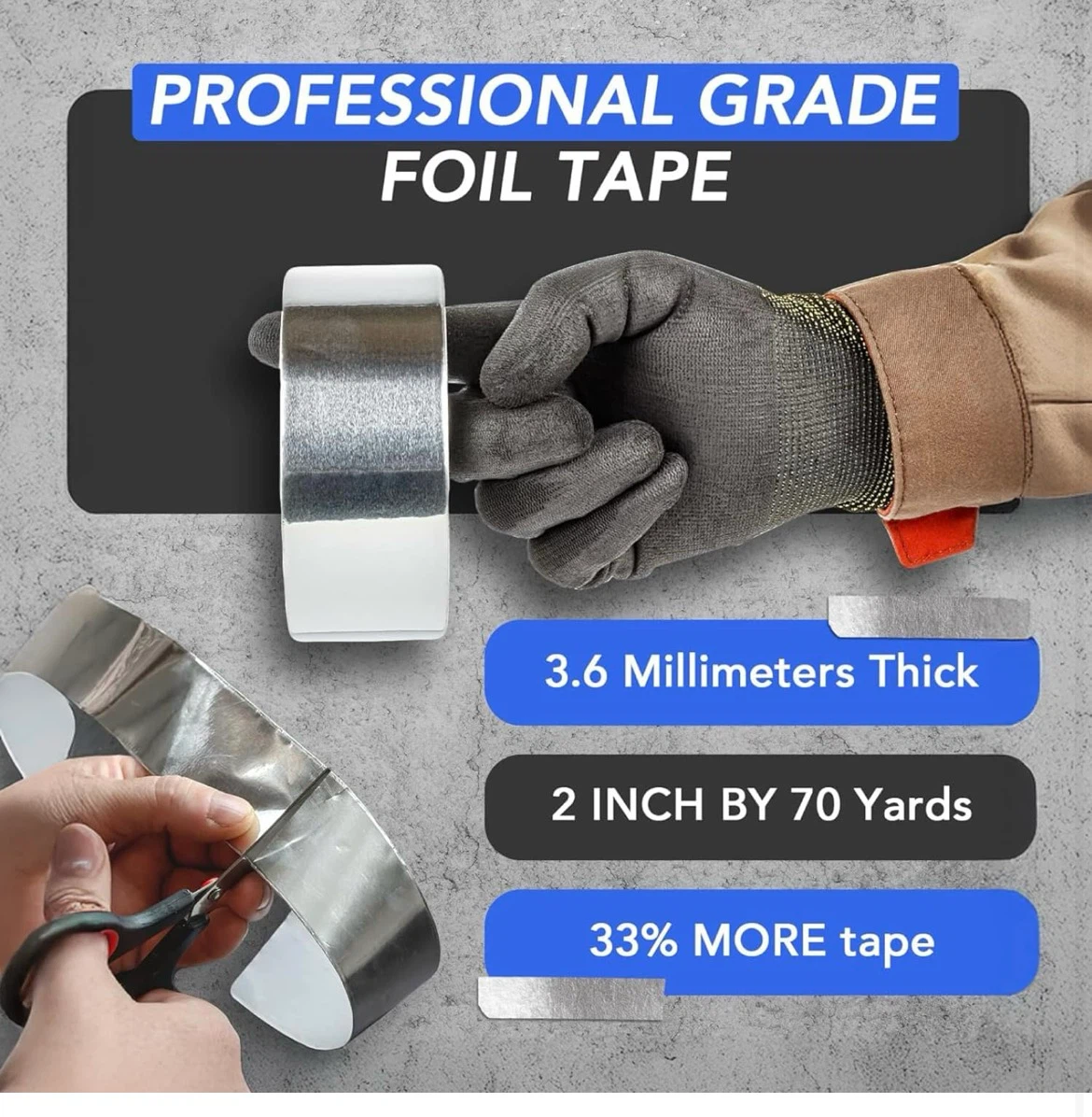 Tape Plus Professional Grade Aluminum Foil Tape - photo 4