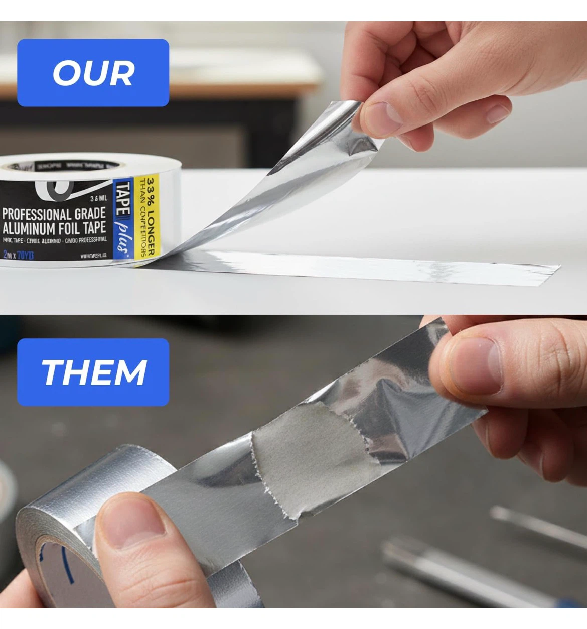 Tape Plus Professional Grade Aluminum Foil Tape - photo 5