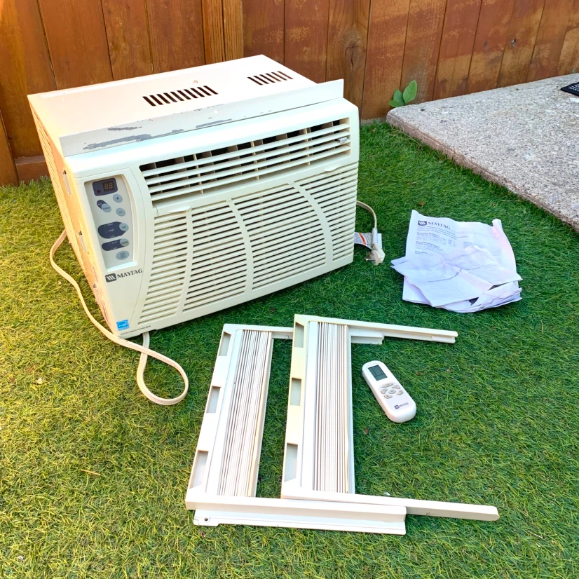 Window Air Conditioner AC Unit Remote Cooling Fan Home Room