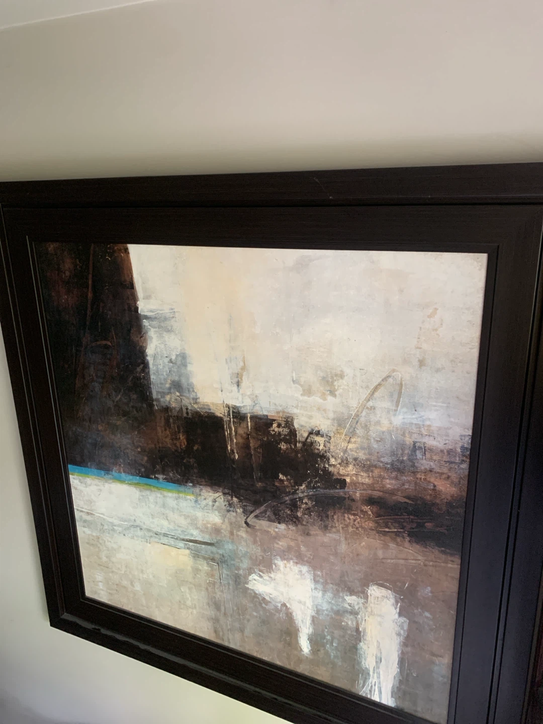 Abstract Framed Large 110x110cmWall Art - photo 2