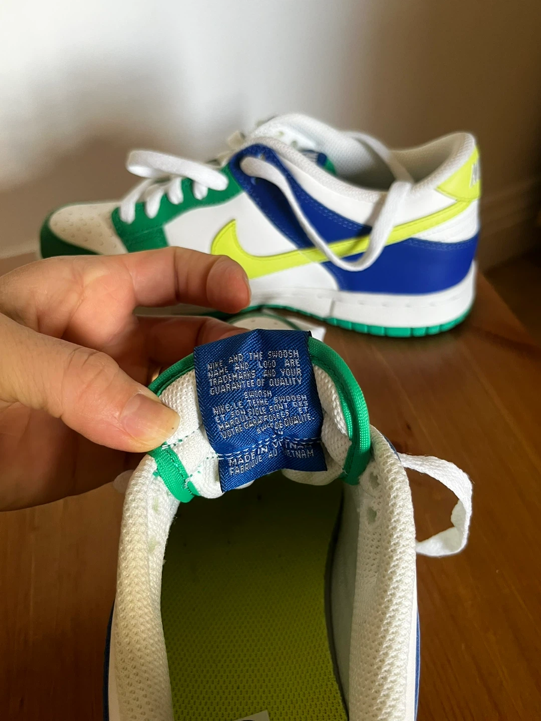 Nike Dunk Low GS Nike Dunk Low GS "Stadium Green / Game Royal" - photo 4