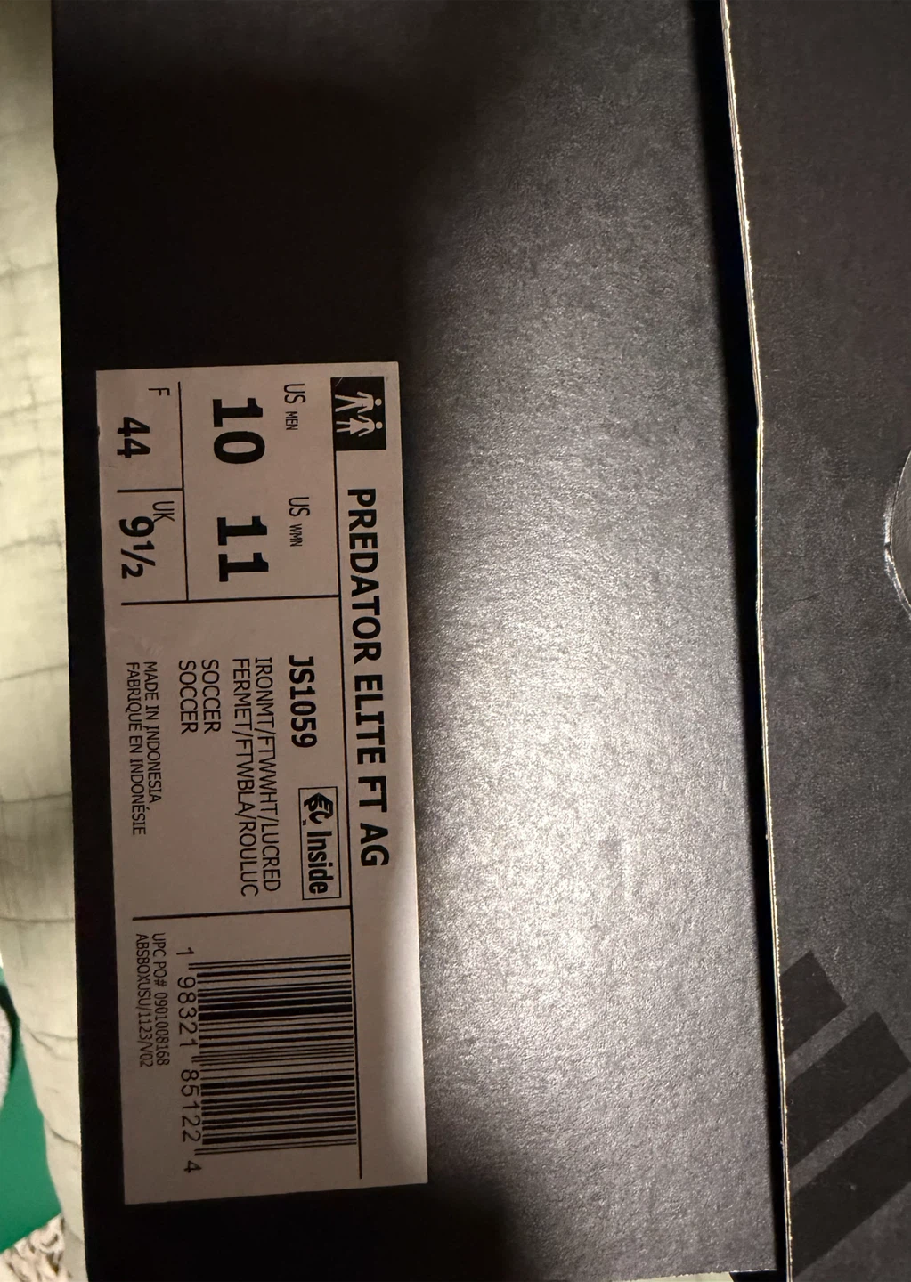 Adidas Predator Elite FT AG Soccer Cleats - photo 5