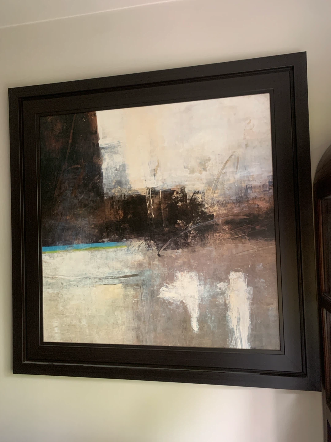 Abstract Framed Large 110x110cmWall Art - photo 3