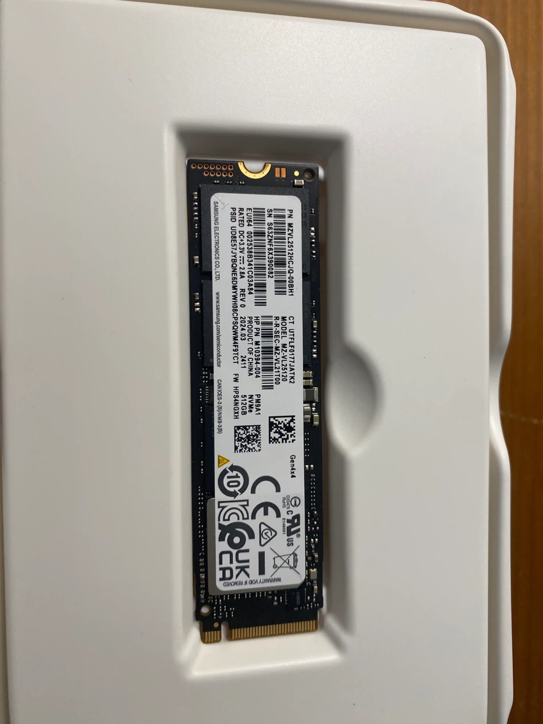 Samsung PM9A1 512GB PCIe 4.0 NVMe M.2 SSD (Gen4) - $50