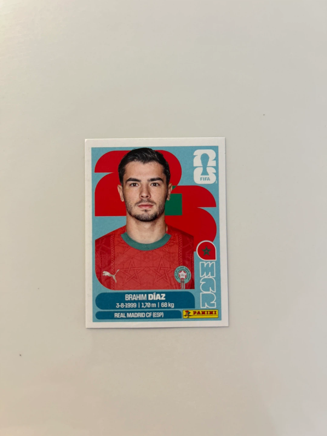 Panini FIFA World Cup 2026 Brahim Díaz Trading Card