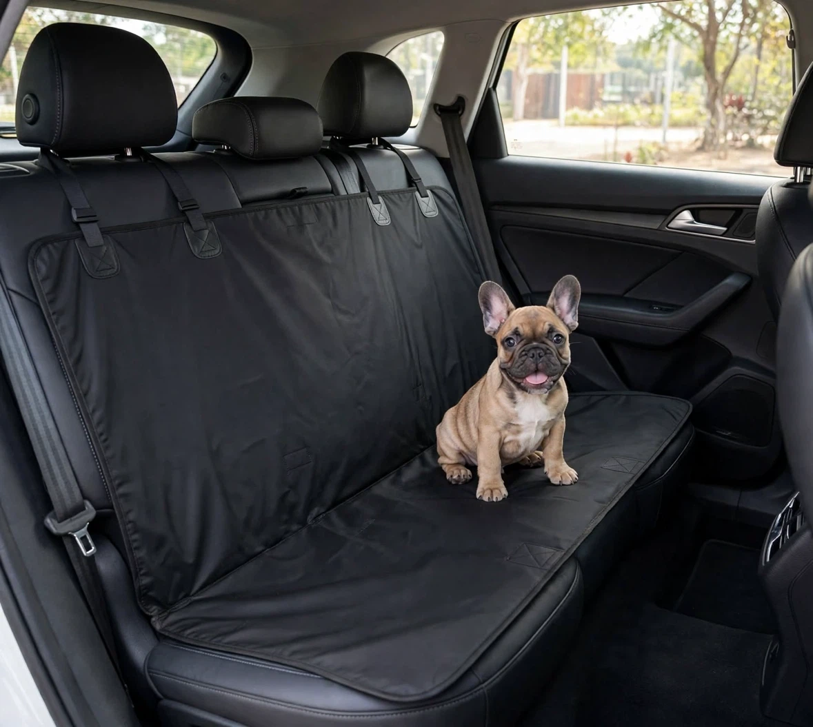 Car Back Bench Seat Cover Protector for Pets - 56 x 47, Bk new