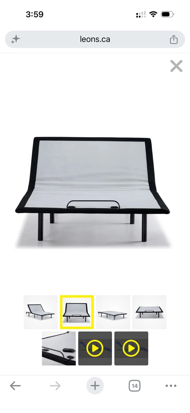 Adjustable king size bed base - photo 2