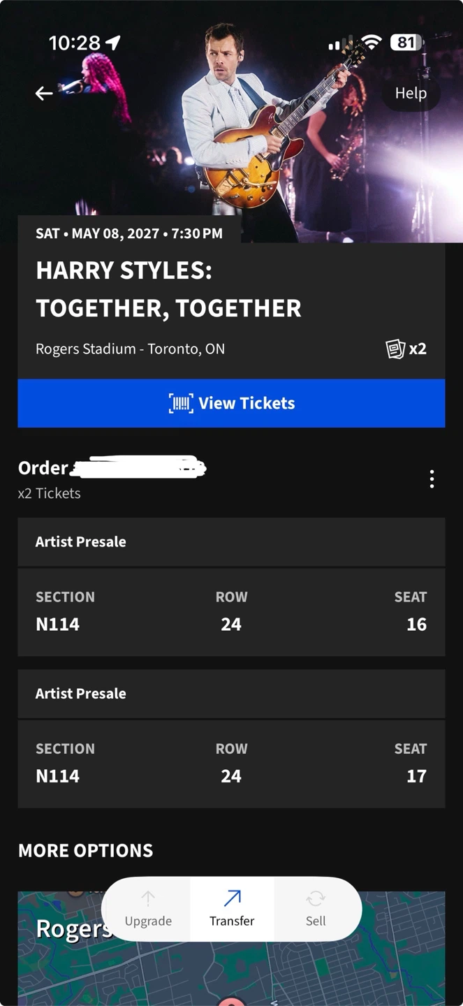 2 Harry Styles Together, Together Tickets - photo 2