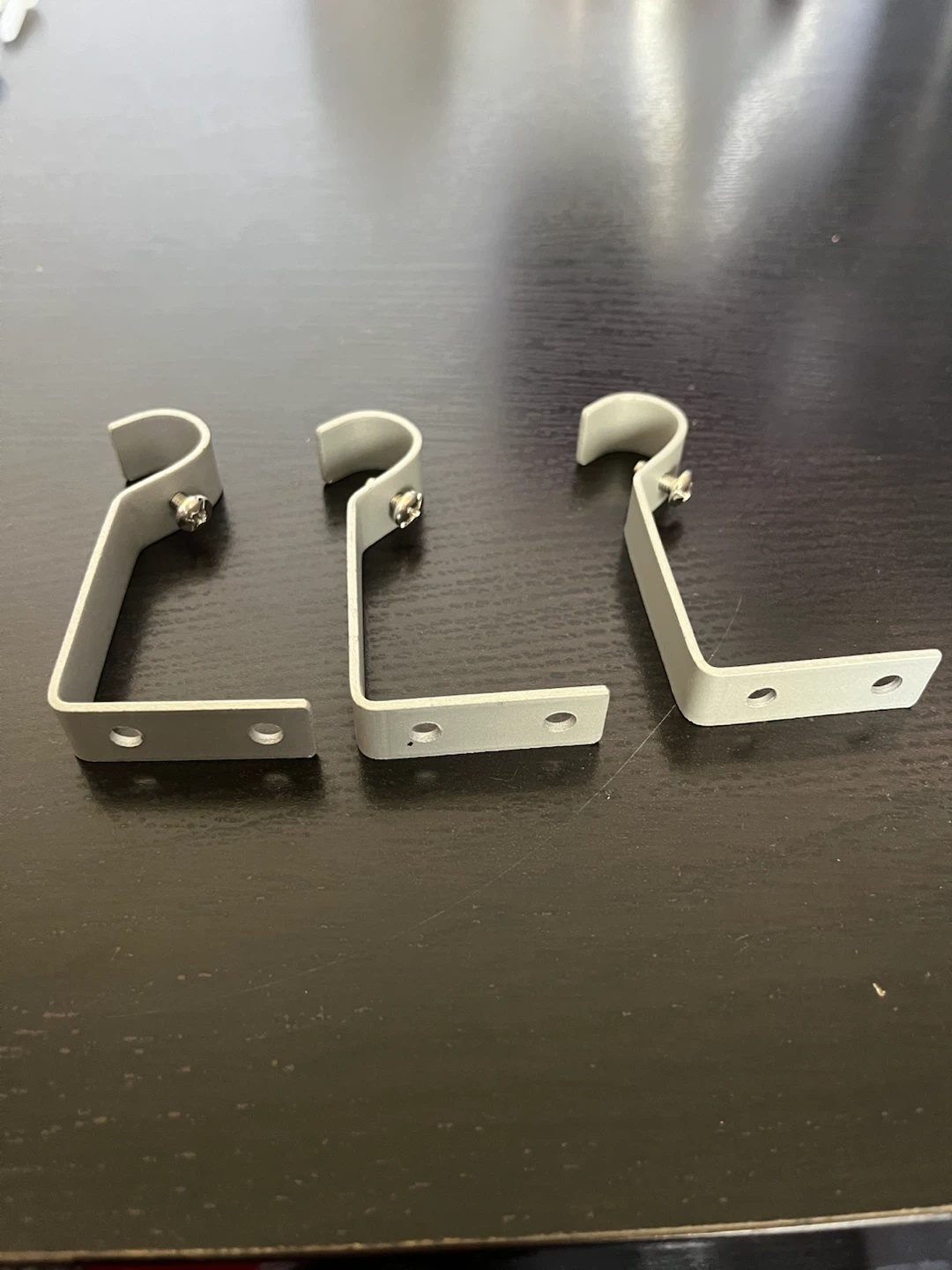 Set of 3 curtain brackets - photo 2