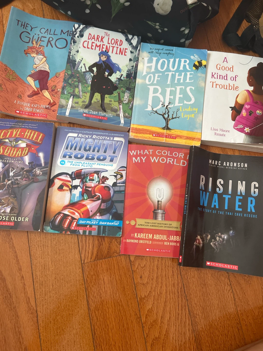 Set of 7 Scholastic Youth Books