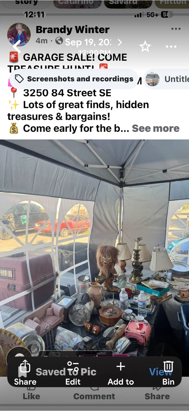 Garage sale