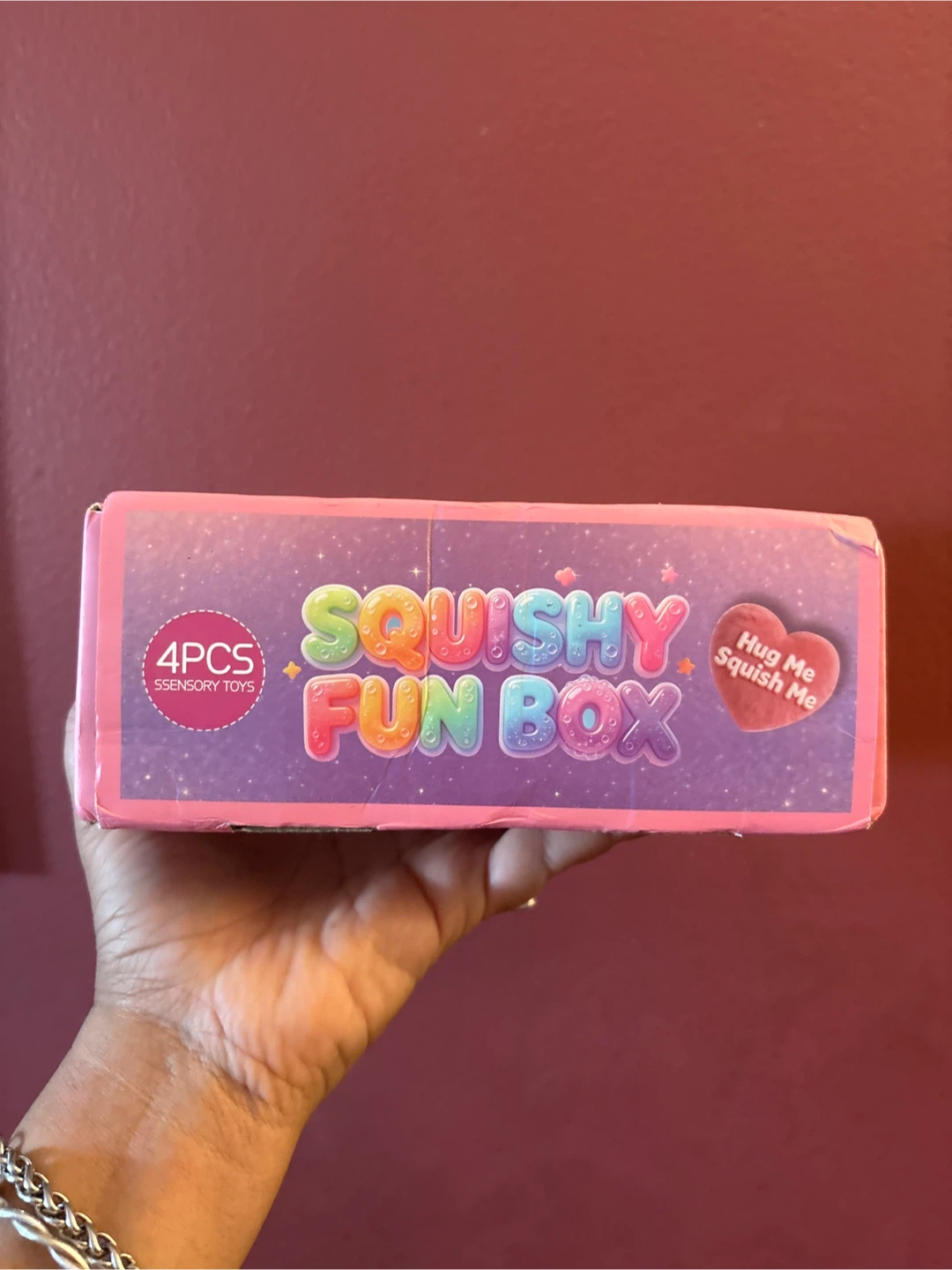 🏈 Squishy Fun Box 4-Piece Sensory Toy Set - photo 2