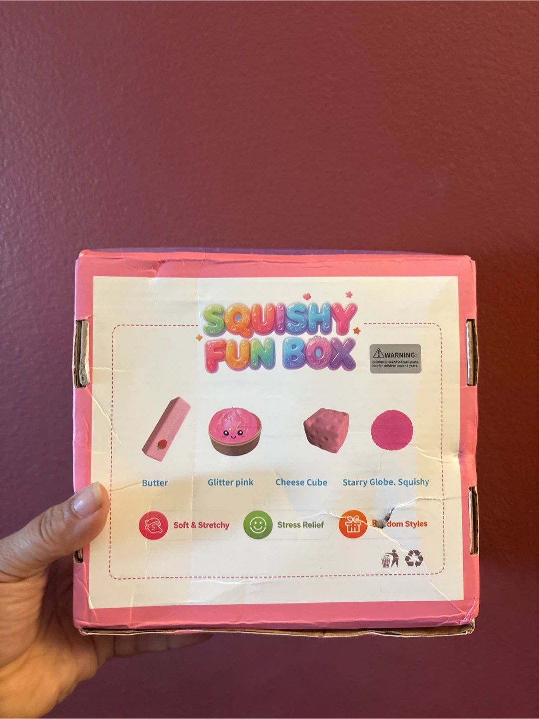 🏈 Squishy Fun Box 4-Piece Sensory Toy Set - photo 3