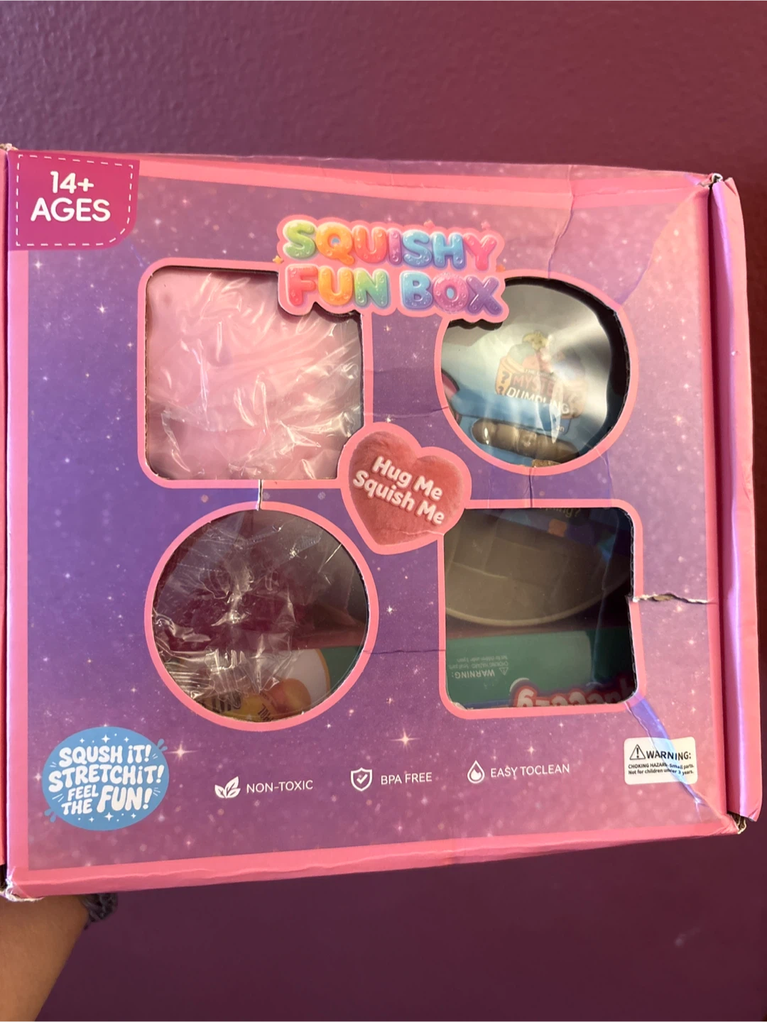 🏈 Squishy Fun Box 4-Piece Sensory Toy Set - photo 4